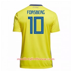 Maillot/Tenue Suède Forsberg 10 Domicile Coupe du monde 2018